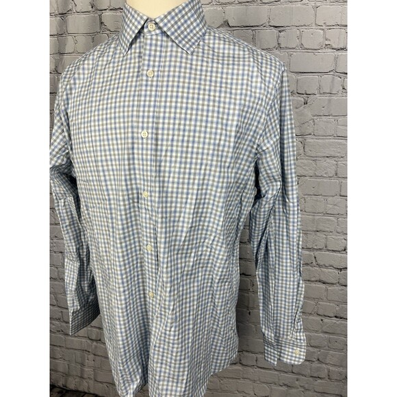 Vineyard Vines Classic Fit Burgee Shirt Men’s L Long Sleeve Button Down Plaid - Picture 4 of 10